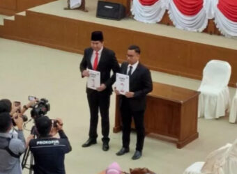 Dua Calon Wabup Muara Enim Ahmad Usmarwi Kaffah Dan Yudistira Syahputra Akan Dipilih oleh DPRD