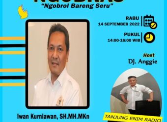 Ngobras Tanjung Enim Radio Bersama KADIN Muara Enim