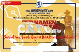 Turnamen Catur Pro Jurnalismedia Siber HUT 80 RI